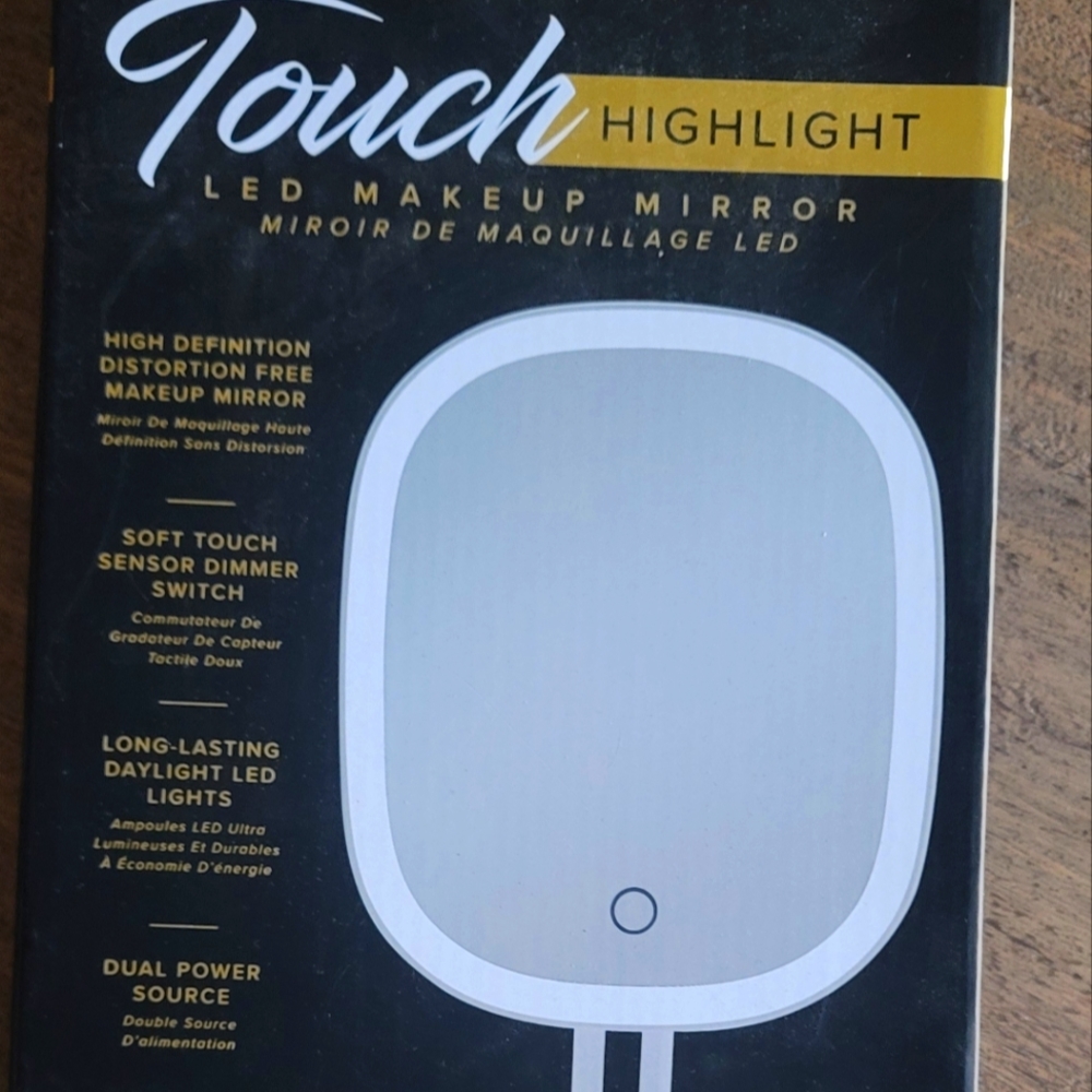 Makeup lighted mirror USB or Battery Use